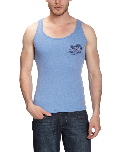 JACK & JONES Herren Top 12056729 Hawaii Tank Top, Gr. 56 (XXL), Blau (LIGHT BLUE) Preisvergleich