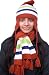 Handmade Alpaca Natural Fiber Scarf and Hat Set - Pumpkin Orange Fields