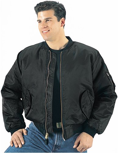 Black MA-1 Flight Jacket