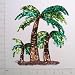 Palm Trees Sequin Applique - Large*On Sale* Each
