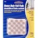 Waxman 4719595N Self-Stick Round Felt Pads, Oatmeal, 3/8-Inch
