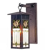 7 Inch W Pasadena Rose 1 Lt Lantern Sconce Wall Sconces