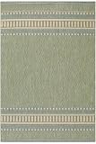 Pueblo Design Rug 1'8x3'7 Green