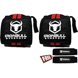 Best Wrist Wraps + Free Lifting Straps (2 Pairs) - 20" Heavy Duty Wrist Support with Thumb Loop - CrossFit Weight Lifting Bodybuilding Protection - Pair of Two Wrist Wraps + Pair of Free Lifting Straps - Men and Women