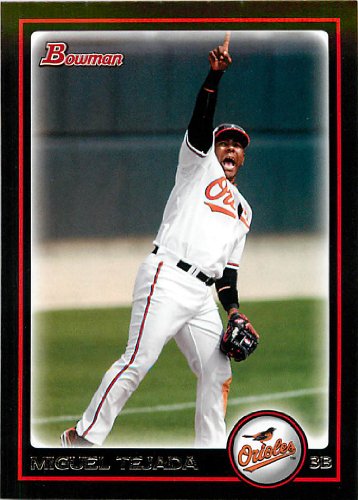 2010 Bowman Baseball Card # 150 Miguel Tejada - Houston Astros - In A Protective Screwdown Case!