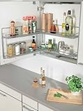 Fulterer OSA Wall Cabinet Pull Out w/3 Tier Baskets - Chrome