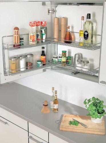 Fulterer OSA Wall Cabinet Pull Out w/2 Tier Baskets - Chrome
