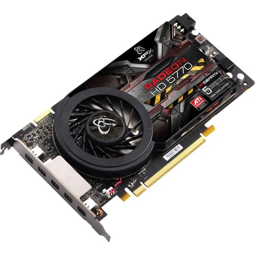 XFX ATI Radeon HD5770 1 GB DDR5 5x Mini DisplayPort PCI-Express Video Card HD577XZ5F3