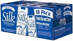 Silk Soymilk, Vanilla, 8.25-Ounce Aseptic Cartons (Pack of 18)
