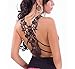 OVERMAL Womens Sexy Lace Backless Spaghetti Strap Vest
