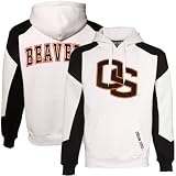 NCAA Oregon State Beavers White-Black Challenger Hoody Sweatshirt