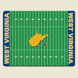 Large Cutting Board ~ Univ West Virginia ~ made of tempered glass ~ code 920