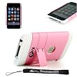 Unique Premium Stand Alone Case Cover Protector for Apple iPod Touch 8GB 32GB 64GB 3rd Generation iTouch + Includes a 4-inch ebigvalue TM Determination Hand Strap
