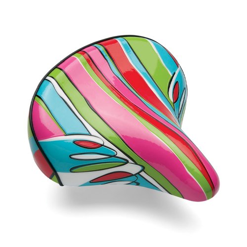 Electra Candy Bicycle Saddle (Blanc et Noir)