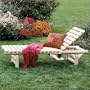 Cedar Log Lounge Chair
