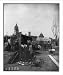 Historic Print (L): San Francisco Earthquake and Fire: people with temporary living q...