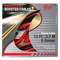 AAA 4324AAA Medium Duty 12' 8 Gauge Booster Cable
