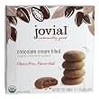 Jovial Cream Filled Organic Cookies, Gluten Free, Chocolate, 7-Ounce (Pack of 5)