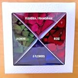 Mixed Fragrance Cone Incense, 100-Pack, Jasmine-, Plumeria/Frangipani-, 5-Flowers- & Rose-Scented
