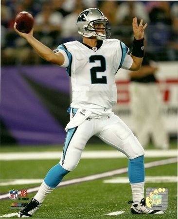 Jimmy Clausen Carolina Panthers Passing 8x10 Photo
