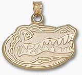 Florida Gators 5/8 Gator Head Pendant - 10KT Gold Jewelry