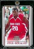 2007-08 Upper Deck First Edition # 201 Greg Oden RC - NBA Basketball ROOKIE Trading Card in a Protective Display Case