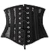 Camellias 26 Steel Boned Breathable Mesh Corset Short Torso Waist Training Cincher