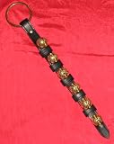 Solid Brass & Leather Sleigh Bell Door Hanger