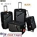CS6270 BLACK CHARLIE SPORT 4PCS TRAVEL LUGGAGE SET