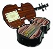 Extravagant Grand Violin Musical Jewelry Box With 50 Note