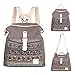 Backpack Purse Women Girls Canvas School Backpack/Book Bag/Rucksack Convertible Shoulder bag Casual Daypack