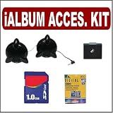 Ialbum Black SD and Memory Stick Card Reader for Ipod Pus 1GB Acessory Kit