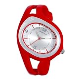 Soma Womens DYK510003 RunOne S Red Strap Analog Spo