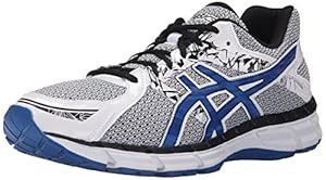ASICS Men's GEL Excite 3 Running Shoe, White/Snorkel Blue/Black, 8 M US