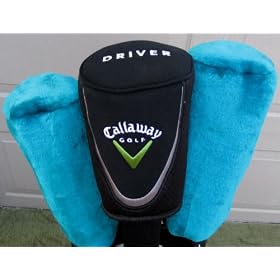 515k687krFL. SL500 AA280  NEW Ladies Callaway Golf Headcover Set 1,3,5,7,X Black & Teal Colors Driver Woods Drivers Covers Women