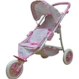 Tiny Rose Doll Twin Double Stroller Tiny Rose Doll Twin Double Stroller