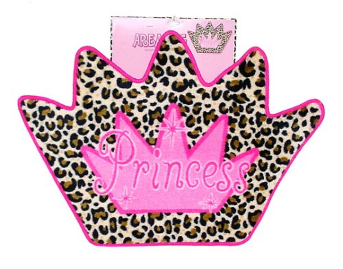 Childrens Toyshop  Toys : Leopard Princess Area Throw Rug