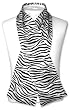 ZEBRA Skin Print SILK NECK SCARF for Men or Women NEW