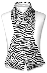 ZEBRA Skin Print SILK NECK SCARF for Men or Women NEW