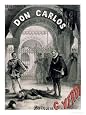 Poster Advertising "Don Carlos," Opera by Giuseppe Verdi (1816-1901) Engraved by Telory Giclee Poster Print by Alphonse Marie de Neuville, 12x16