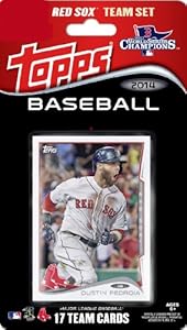 2014 Topps Boston Red Sox Factory Sealed Limited Edition 17 Card Team Set