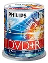 Philips DVD+R, 16x, 100 pièces, 4,7GB