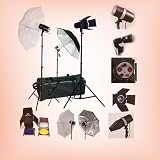 ePhoto 3 Monolight Professional Photography Studio Light Umbrella Portrait Soft Light Kit Fan022