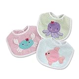 Baby Aspen 3-Piece Bib Gift Set, Beach Buddies, Girl by Baby Aspen [並行輸入品]