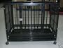 42" Black Commercial Quality Heavy Duty Pet Dog Cage Crate Kennel w/Wheels