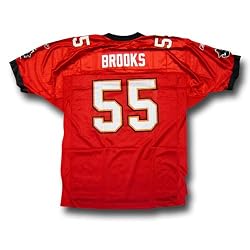 Derrick Brooks #55 Tampa Bay Buccaneers NFL Replica Players Jersey (Team Color)