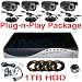CCTV Surveillance Video System 1000GB HDD 4 Channel DVR Cameras Complete System with 4 Color CMOS 36 IR Day/Night Indoor/Outdoor Security Cameras 4x 60ft Siamese Cables and Power Adapter Unit included! Internet Access and Smartphone & 3G Mobile Phone Live View!