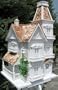 The Manor Bird House (White) (22.5"H x 15.5"W x 12.5"D)