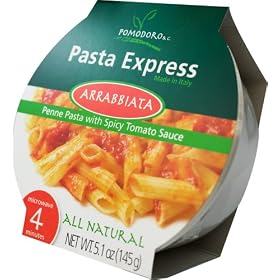 Pomodoro & C Pasta Express Penne With Arrabbiata Sauce (Spicy Tomato Sauce), 5.3-Ounce Bowl