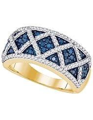 0.78CTW BLUE DIAMOND FASHION BAND